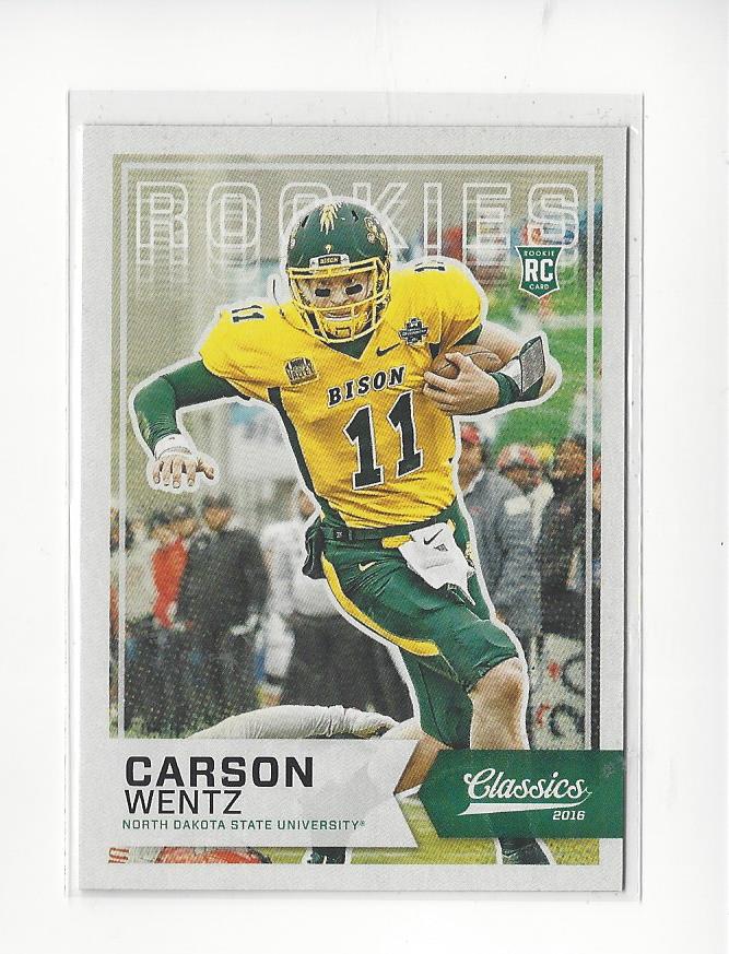 2016 Classics #268A Carson Wentz RC