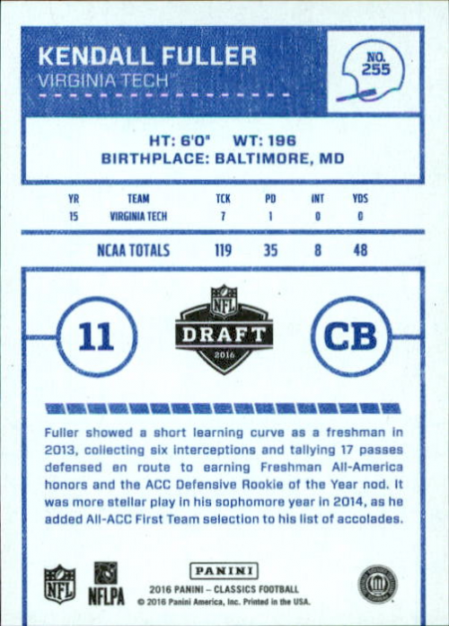 A0711- 2016 Classics Football #s 287-300 +Inserts -You Pick- 15+ FREE US SHIP - Picture 49 of 76