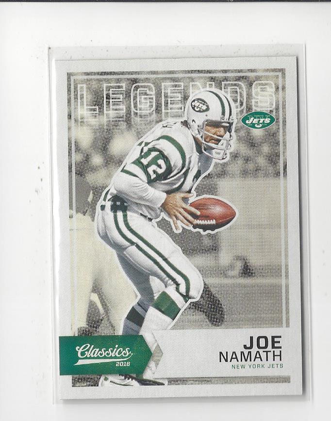 2016 Classics Red Back #137 Joe Namath