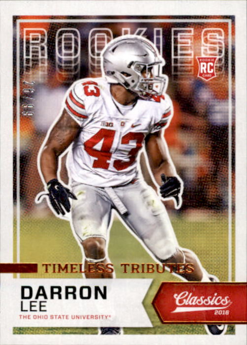 A0711- 2016 Classics Football #s 287-300 +Inserts -You Pick- 15+ FREE US SHIP - Picture 75 of 76