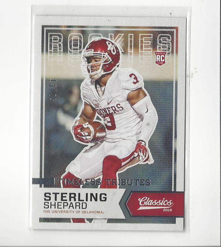 2016 Classics Timeless Tributes Silver #251 Sterling Shepard