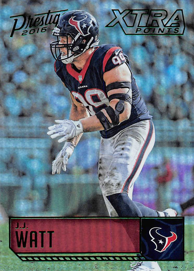 2016 Prestige Xtra Points Green #81 J.J. Watt