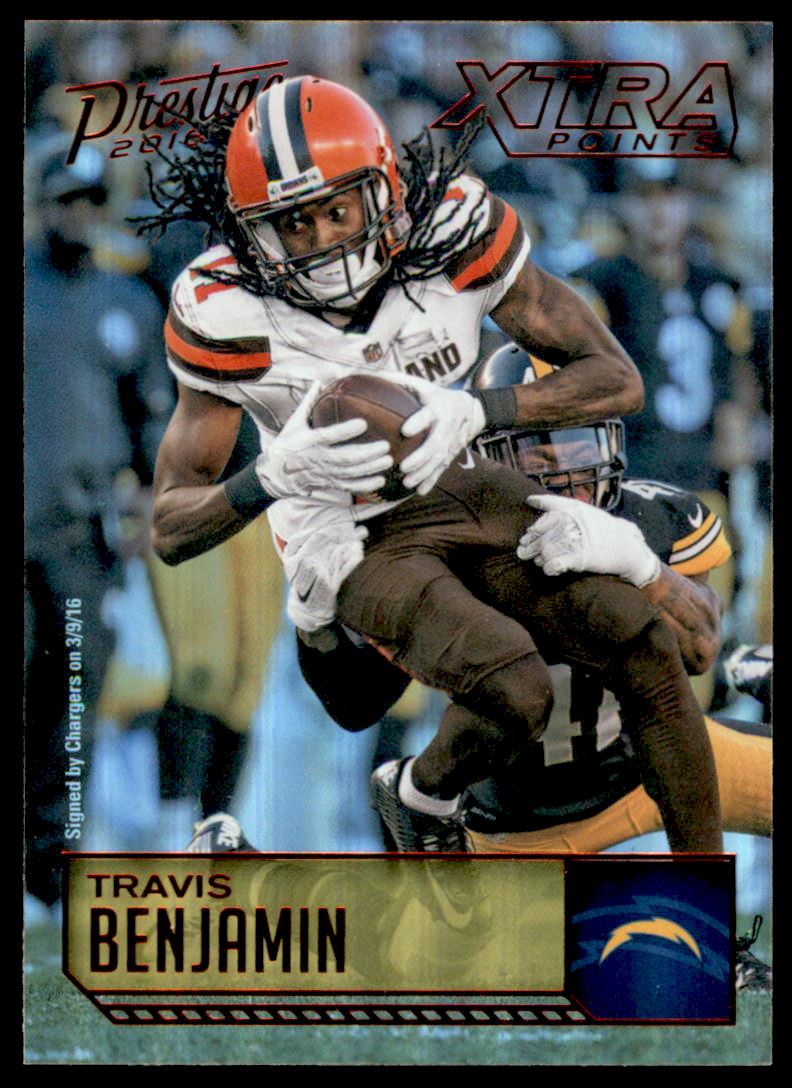 2016 Prestige Xtra Points Red #48 Travis Benjamin