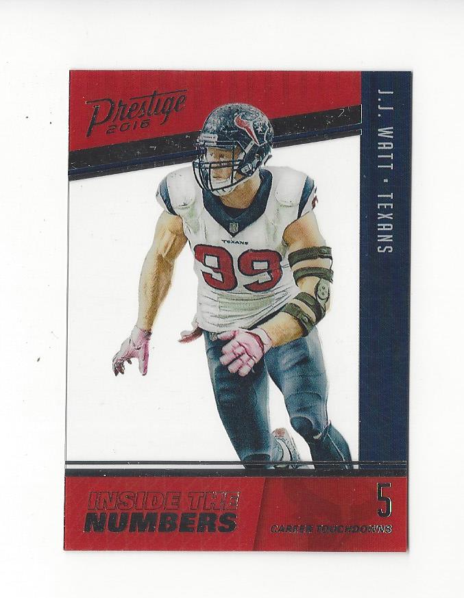 2016 Prestige Inside the Numbers #26 J.J. Watt
