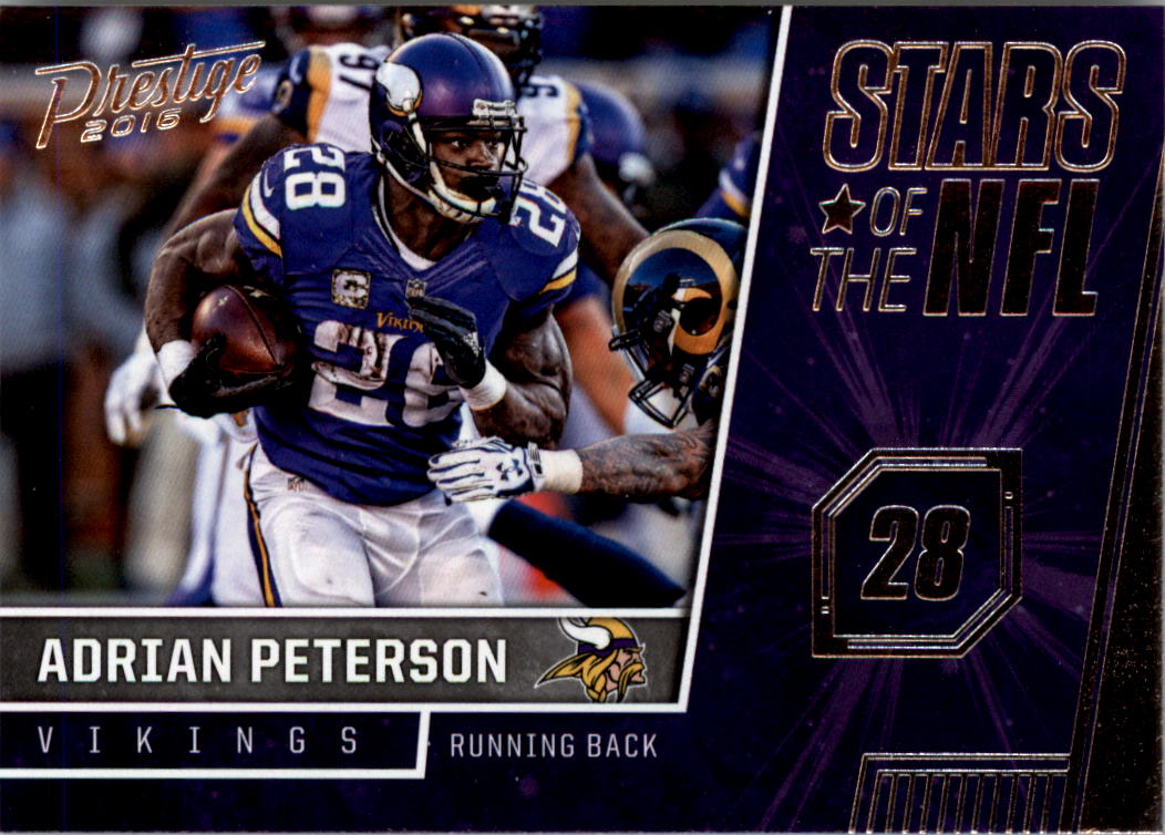 2016 Prestige Stars of the NFL #9 Adrian Peterson