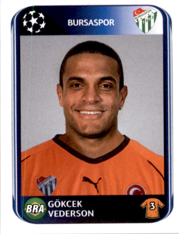 Panin Champions League cards 2010//2011 10 11-bursaspor-Top-Mint