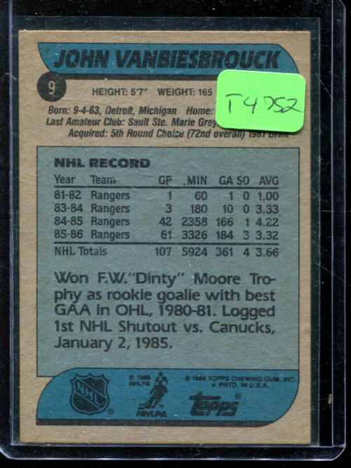 B1059- 1986-87 Topps Hockey Card #s 1-198 +Inserts -You Pick- 15+ FREE US SHIP - Picture 380 of 392