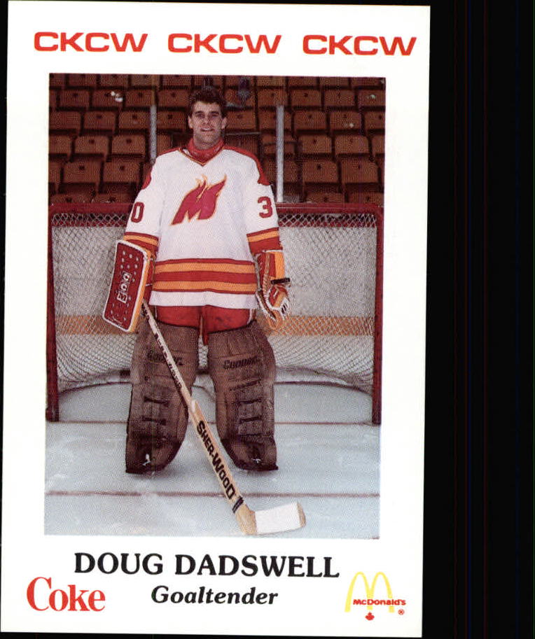 1986-87 Moncton Golden Flames #3 Doug Dadswell