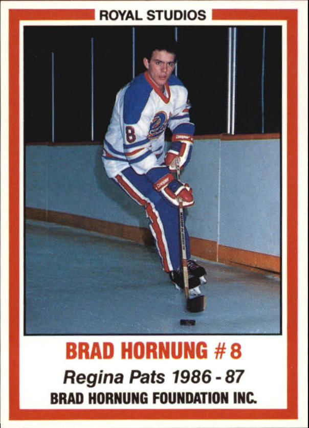 1986-87 Regina Pats #9 Brad Hornung