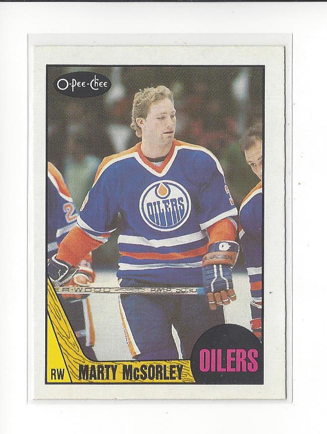 1987-88 O-Pee-Chee #205 Marty McSorley RC