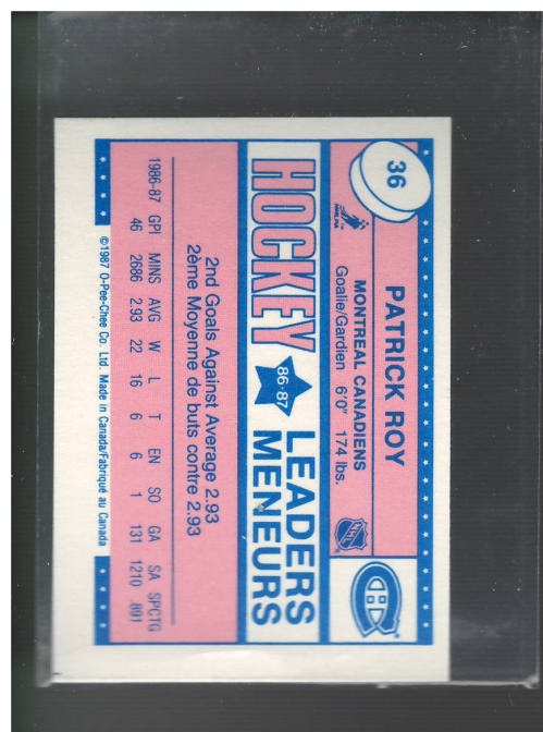B6773- 1987-88 O-Pee-Chee Minis Hk Karte #S 1-42 -du Pick- 15 + Gratis US Schiff - Bild 73 von 85