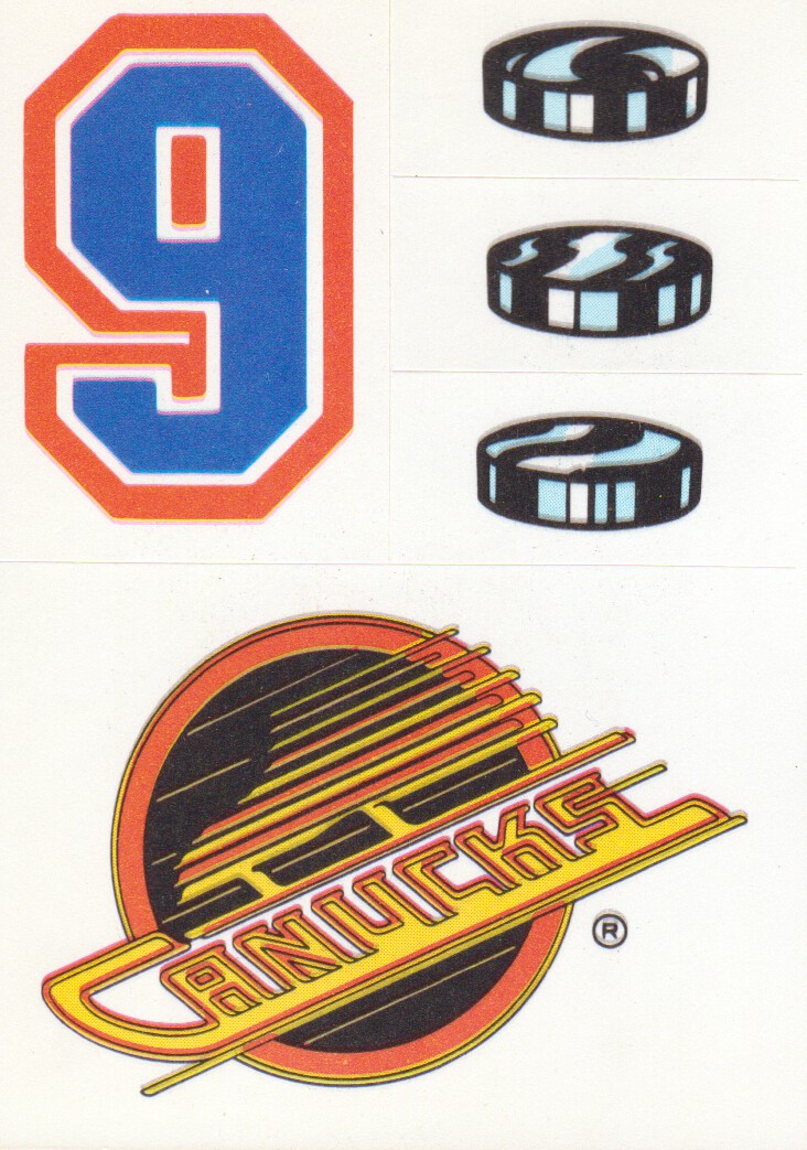 1987-88 Topps Sticker Inserts #24 Vancouver Canucks