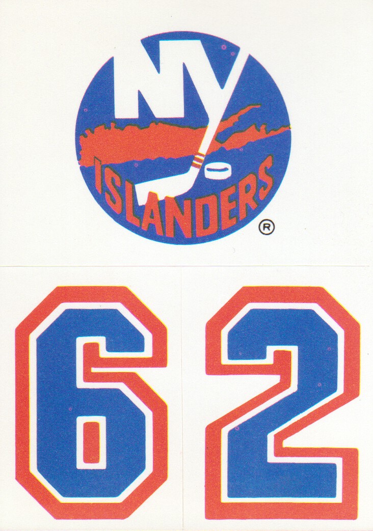 1987-88 Topps Sticker Inserts #32 New York Islanders