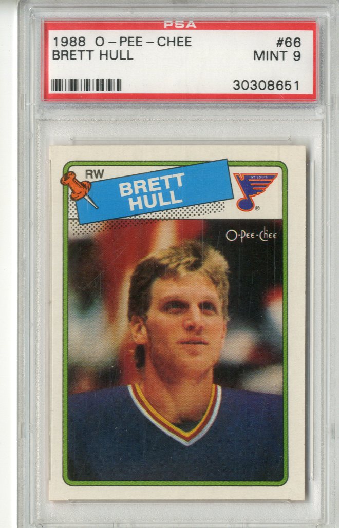 1988-89 O-Pee-Chee #66 Brett Hull RC