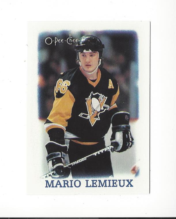 1988-89 O-Pee-Chee Minis #19 Mario Lemieux