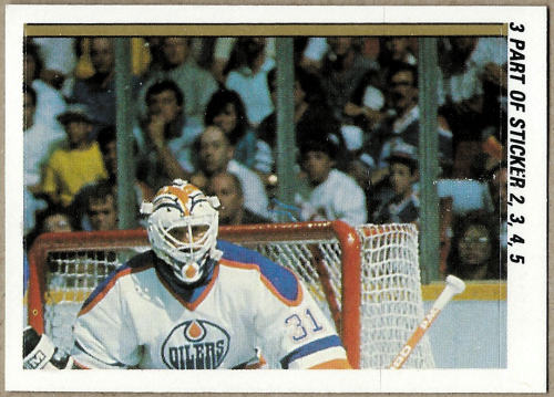 1988-89 O-Pee-Chee Stickers #3 Oilers/Bruins Action
