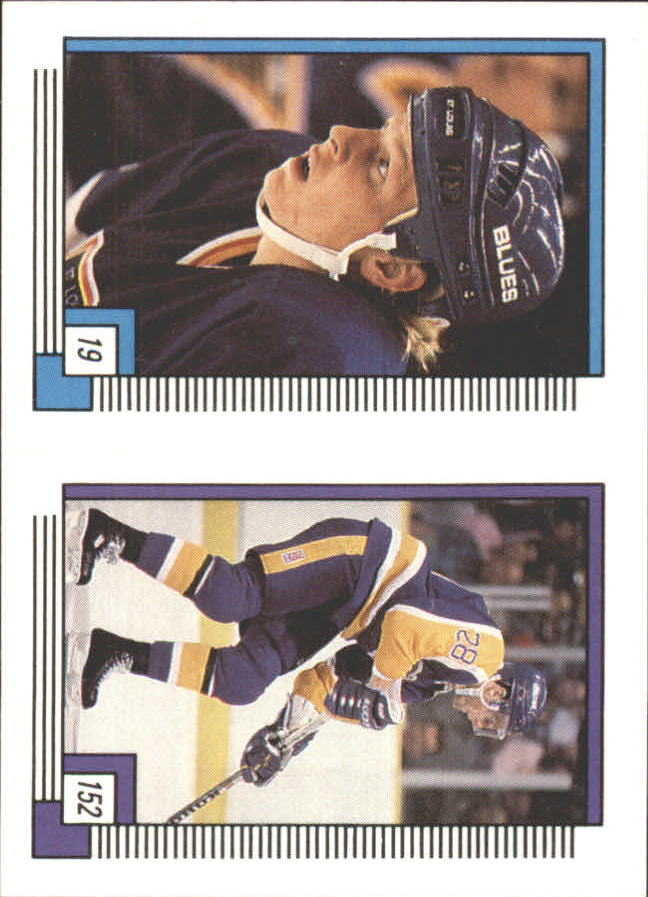 1988-89 O-Pee-Chee Stickers #19 Tony Hrkac/ 152. Steve Duchesne
