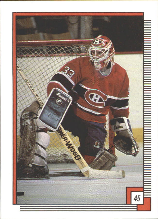 1988-89 Topps Hockey Sticker Card #12 Patrick Roy NHL All Star