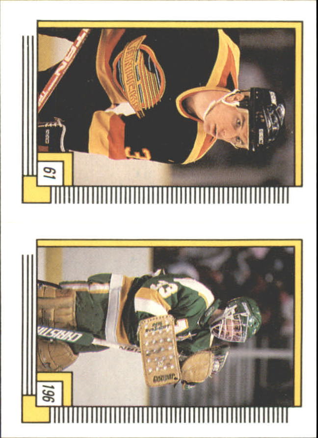 1988-89 O-Pee-Chee Stickers #61 David Saunders/ 196. Don Beaupre