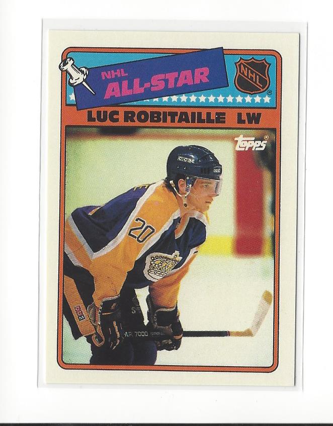 1988-89 Topps Sticker Inserts #1 Luc Robitaille