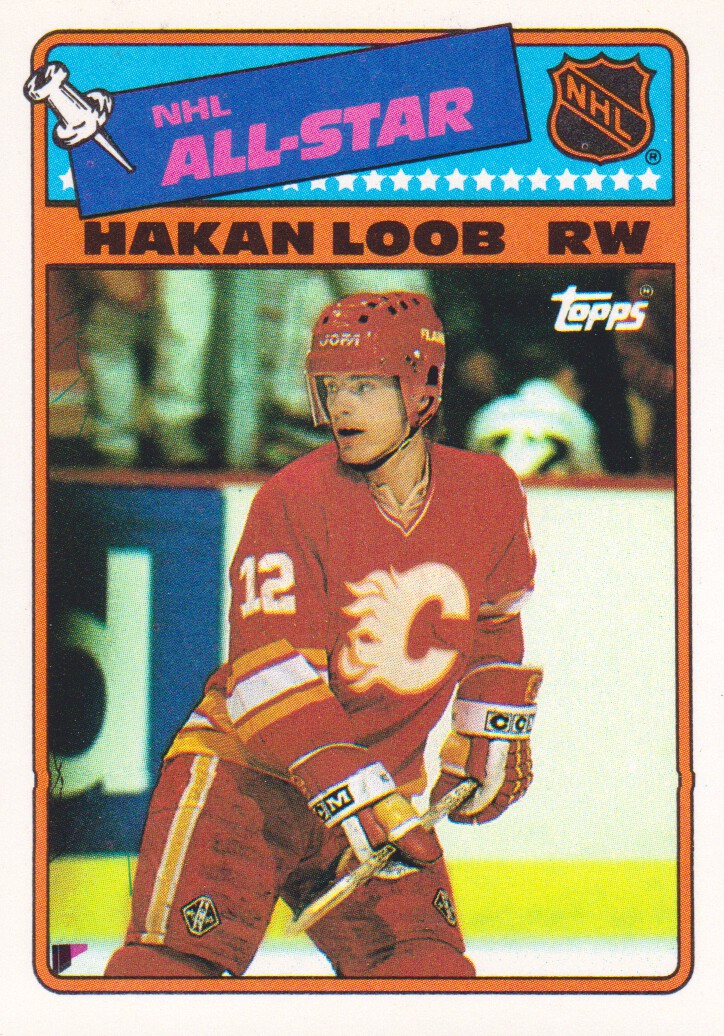 1988-89 Topps Sticker Inserts #3 Hakan Loob