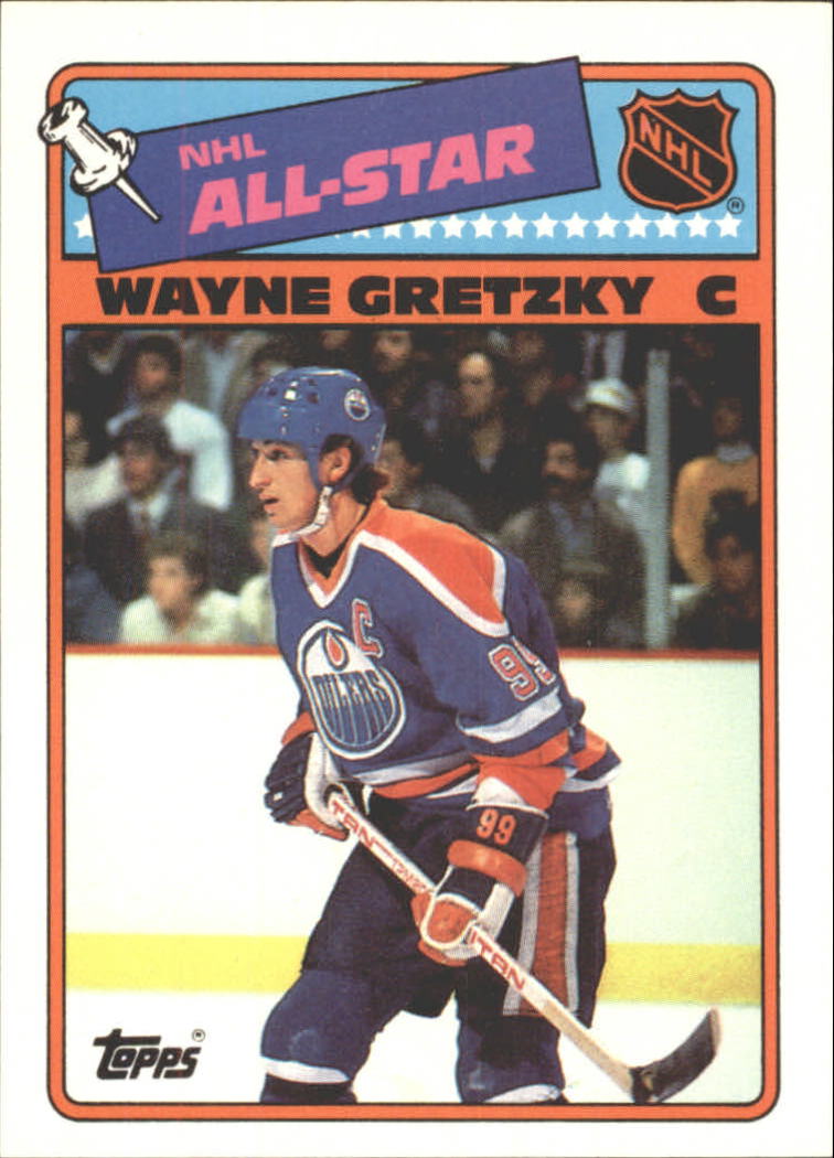 1988-89 Topps Sticker Inserts #8 Wayne Gretzky