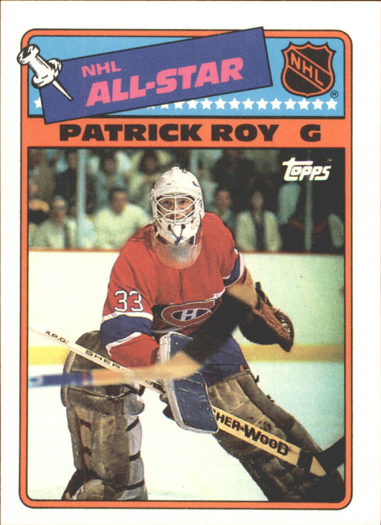 1988-89 Topps Sticker Inserts #12 Patrick Roy