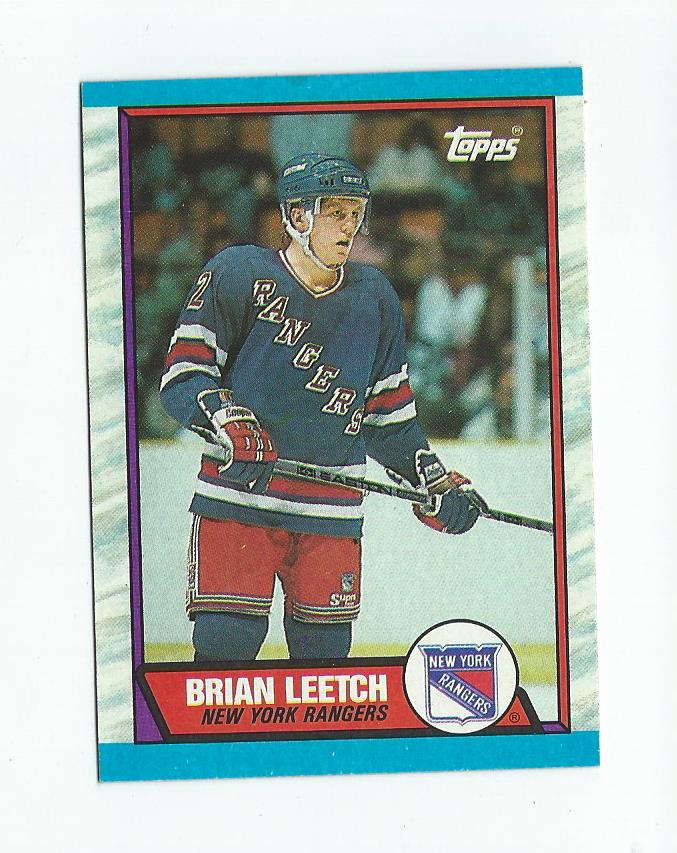 1989-90 Topps #136 Brian Leetch RC