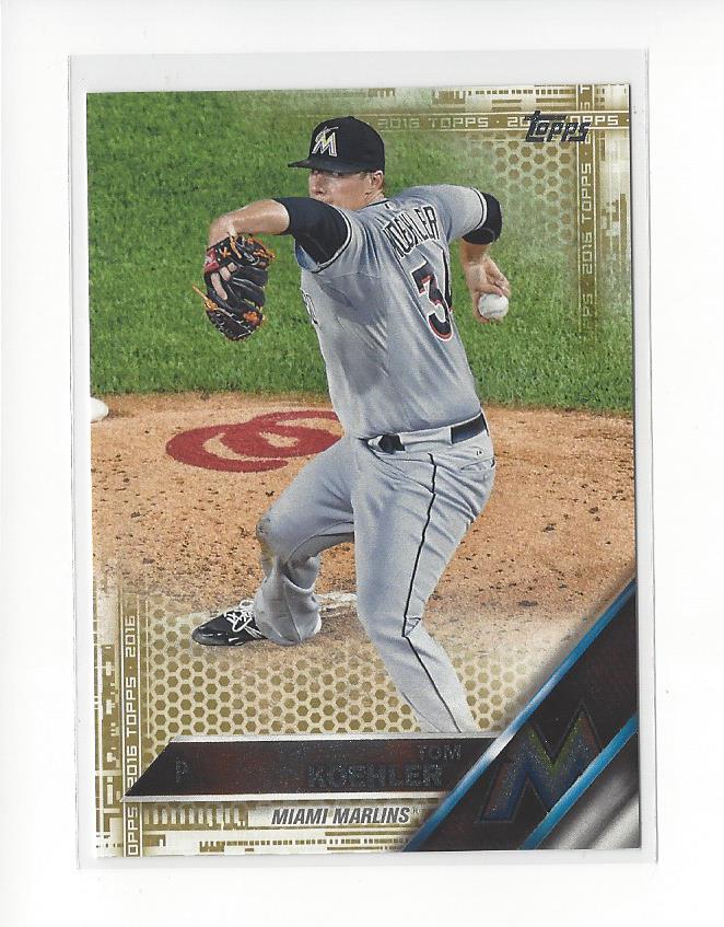 2016 Topps Gold #573 Tom Koehler