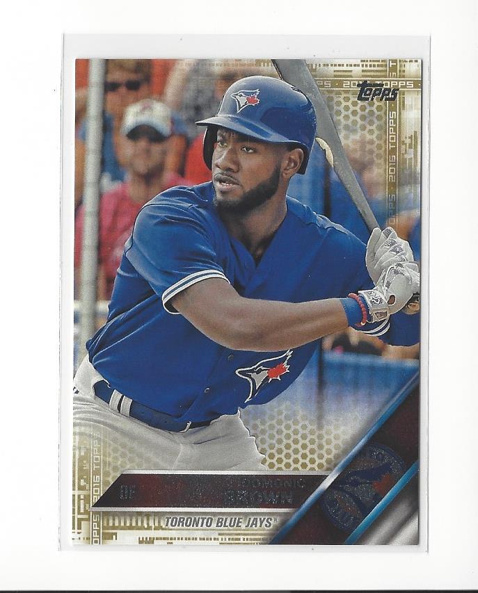 2016 Topps Gold #655 Domonic Brown