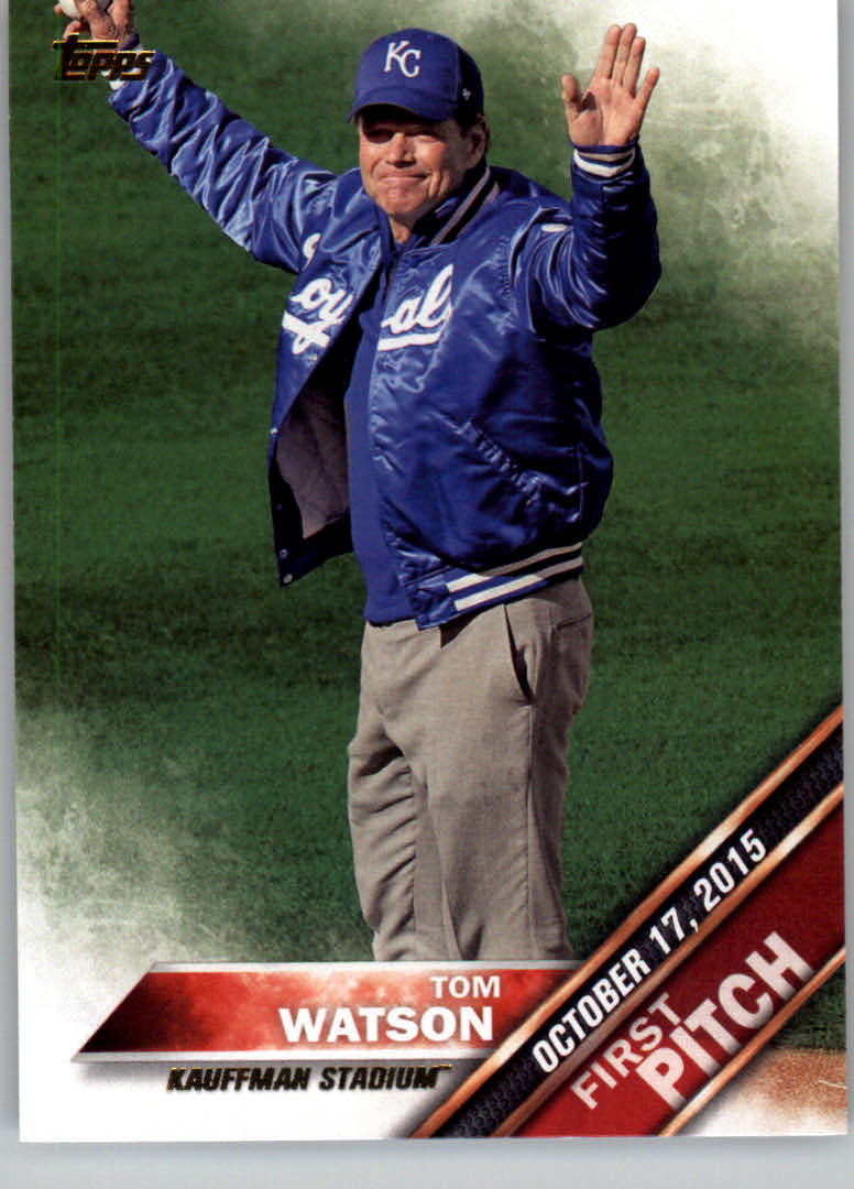 2016 Topps First Pitch #FP12 Tom Watson S2