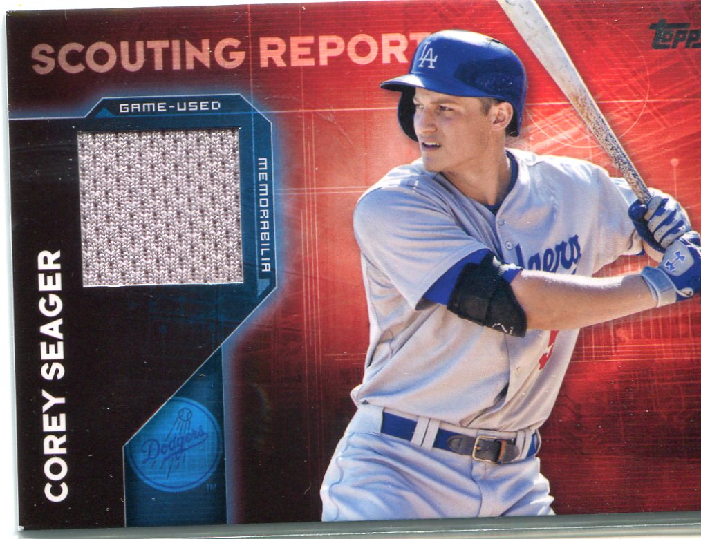2016 Topps Scouting Report Relics #SRRCS Corey Seager S2