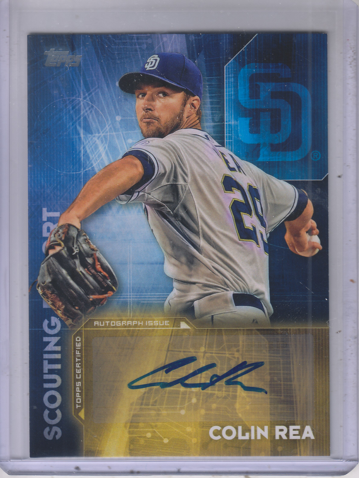 2016 Topps Scouting Report Autographs #SRACRE Colin Rea S2