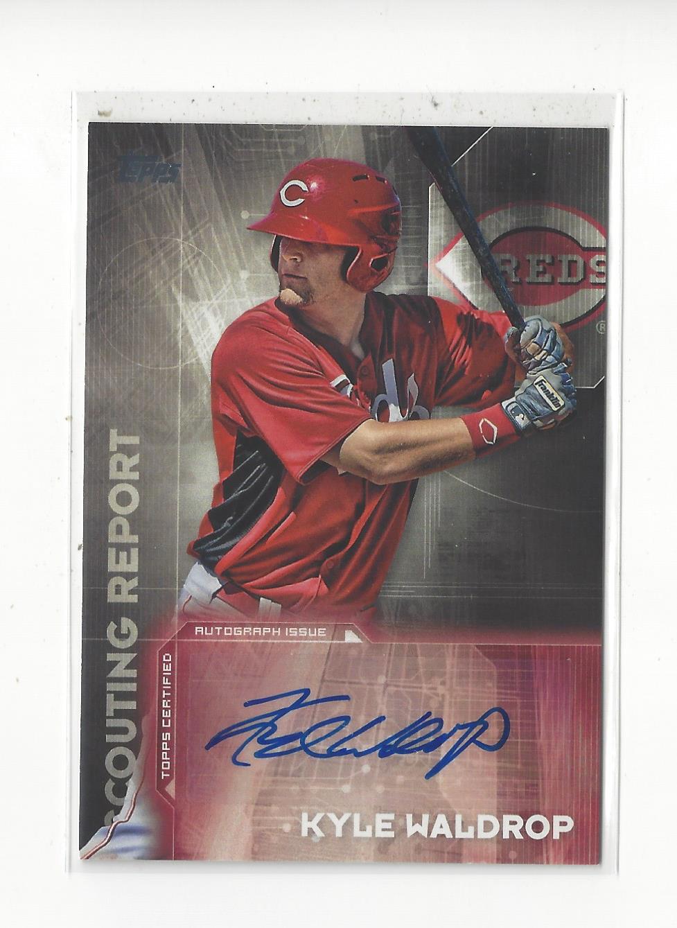 2016 Topps Scouting Report Autographs #SRAKW Kyle Waldrop S2