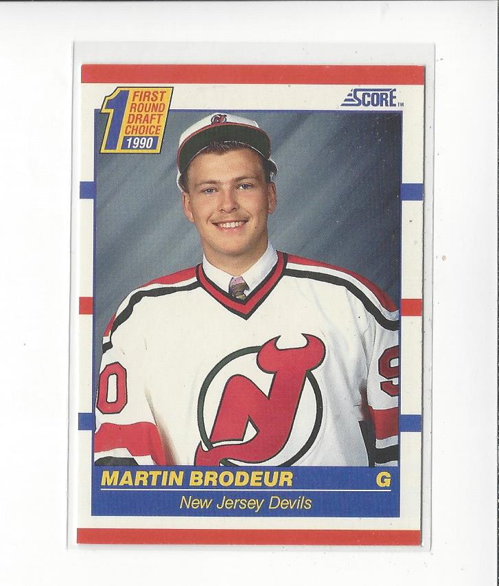 1990-91 Score #439 Martin Brodeur RC