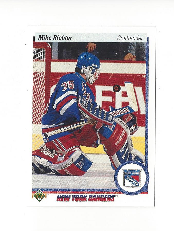 1990-91 Upper Deck #32 Mike Richter RC