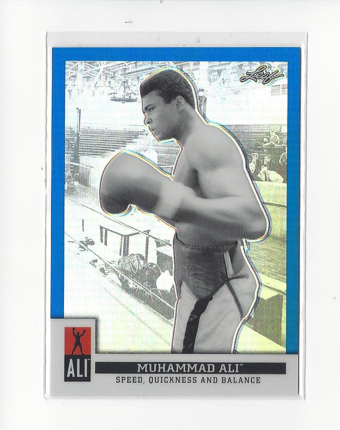 2016 Leaf Muhammad Ali Immortal Collection Blue #21 Muhammad Ali