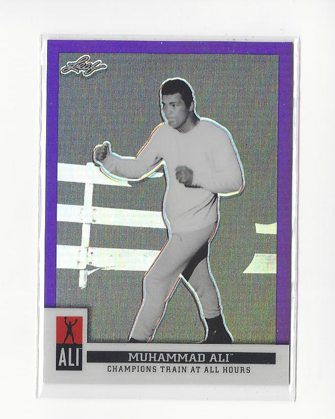2016 Leaf Muhammad Ali Immortal Collection Purple #3 Muhammad Ali