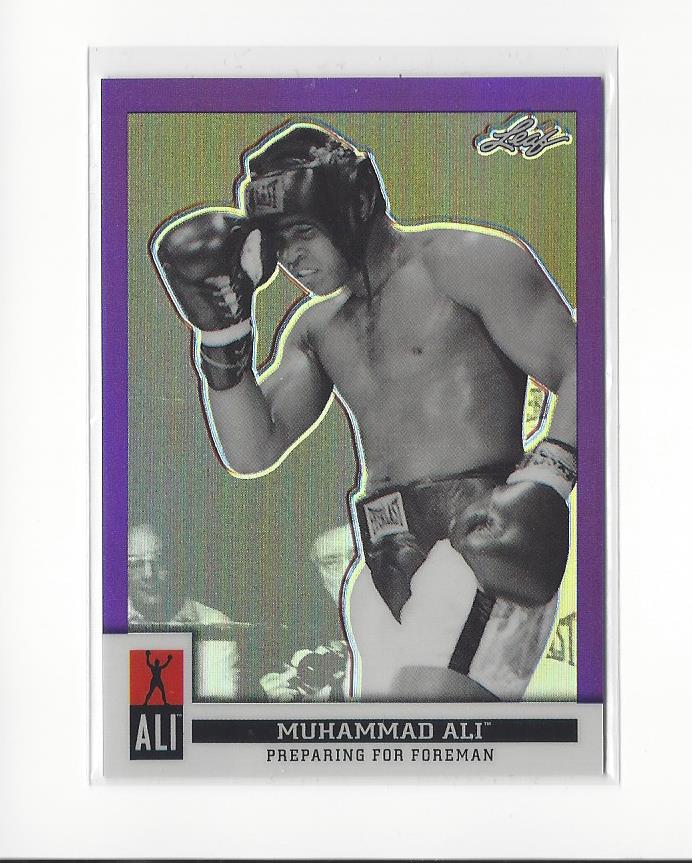 2016 Leaf Muhammad Ali Immortal Collection Purple #14 Muhammad Ali