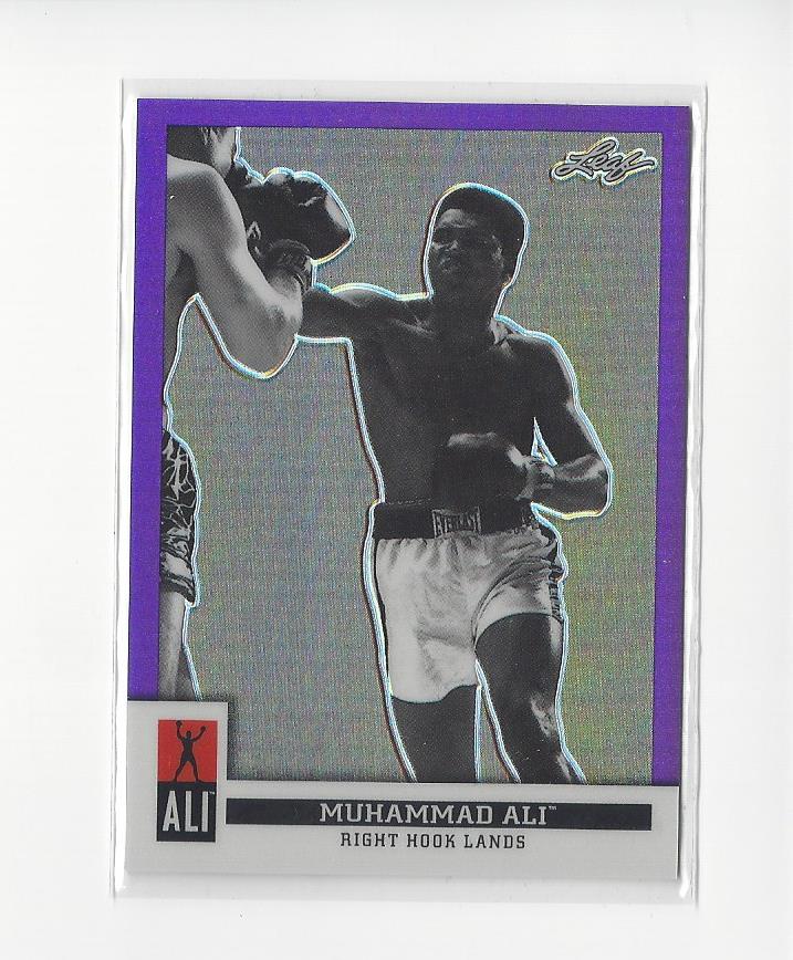 2016 Leaf Muhammad Ali Immortal Collection Purple #17 Muhammad Ali