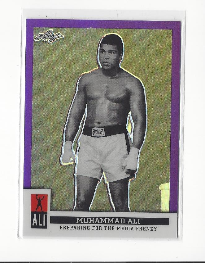 2016 Leaf Muhammad Ali Immortal Collection Purple #19 Muhammad Ali