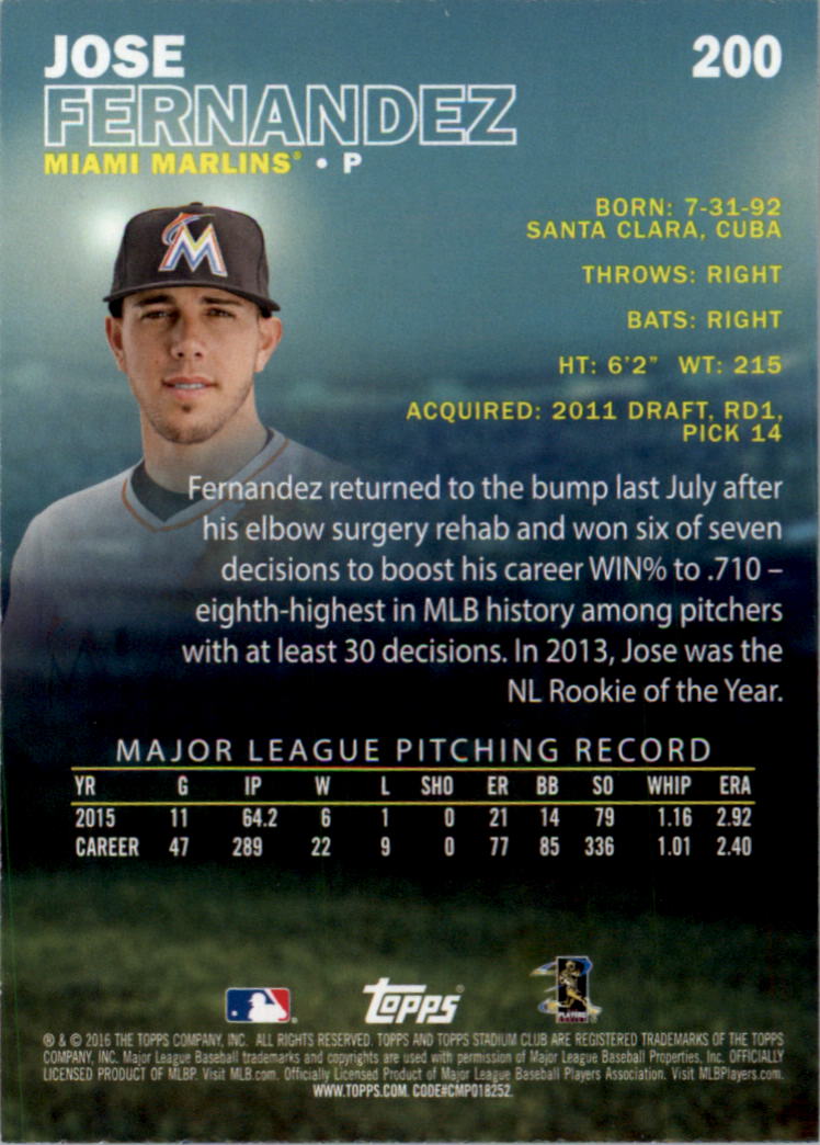 2016 Stadium Club Gold Baseball Card Pick (Inserts) - Picture 147 of 217