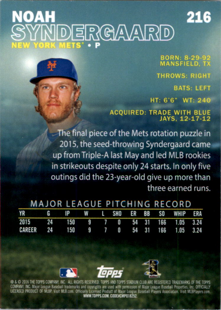 2016 Stadium Club Gold Baseball Card Pick (Inserts) - Picture 161 of 217
