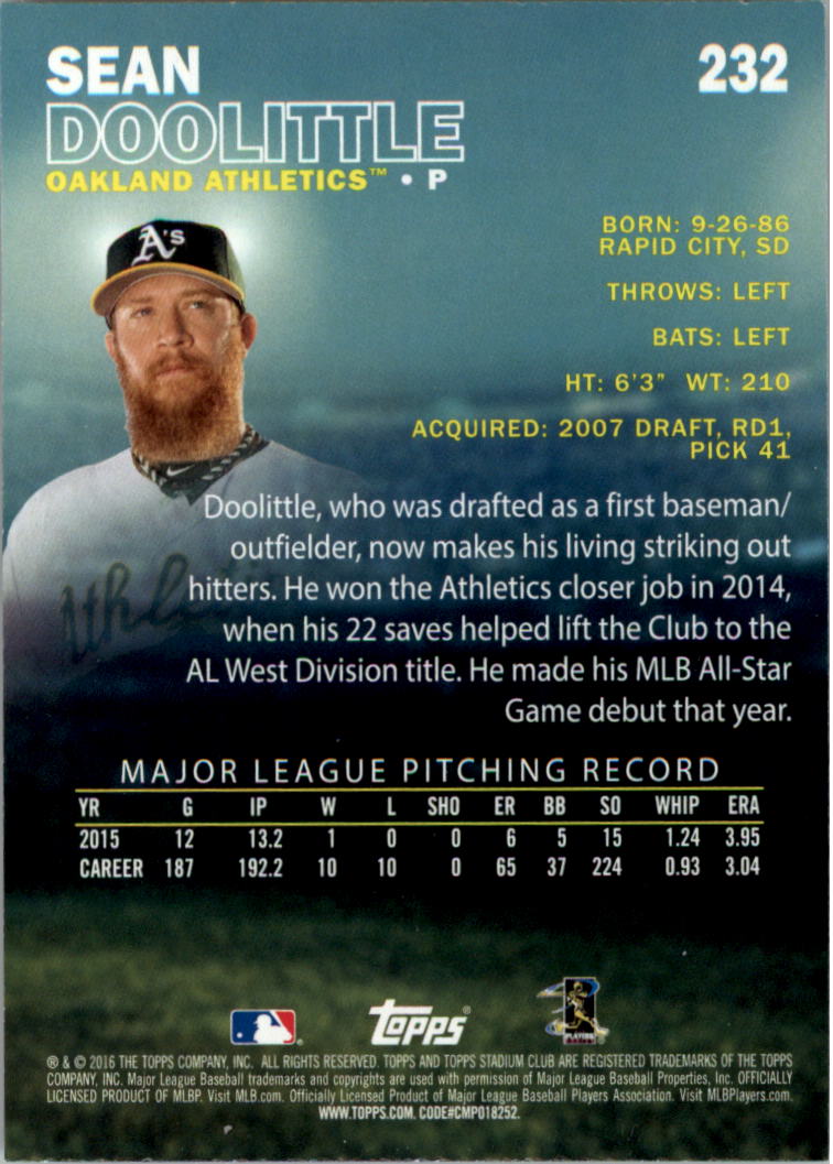 2016 Stadium Club Gold Baseball Card Pick (Inserts) - Picture 179 of 217