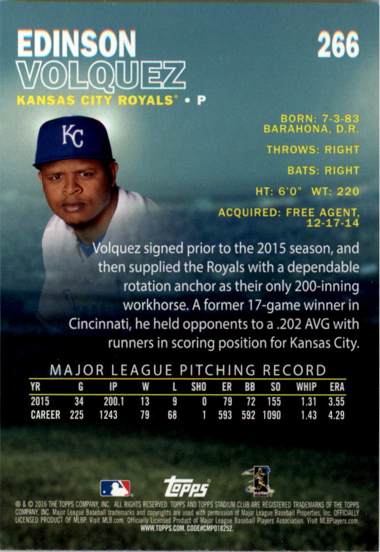 2016 Stadium Club Gold Baseball Card Pick (Inserts) - Picture 199 of 217