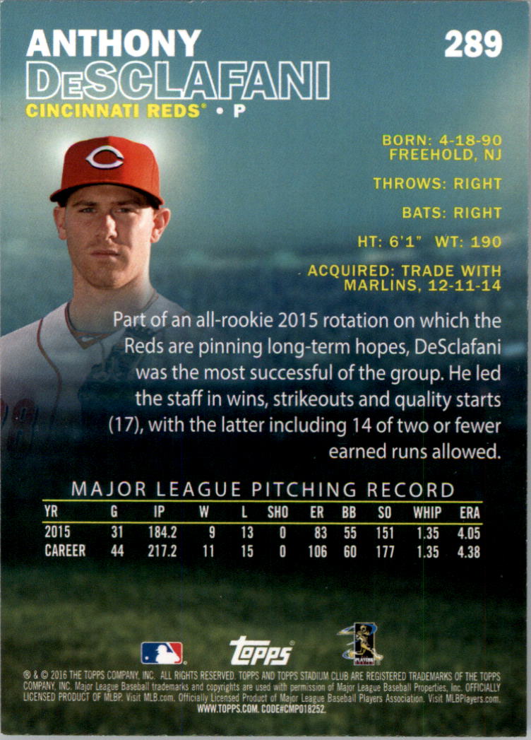 2016 Stadium Club Gold Baseball Card Pick (Inserts) - Picture 213 of 217