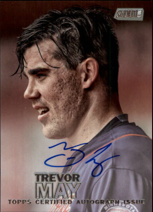 2016 Stadium Club Autographs #SCATMA Trevor May