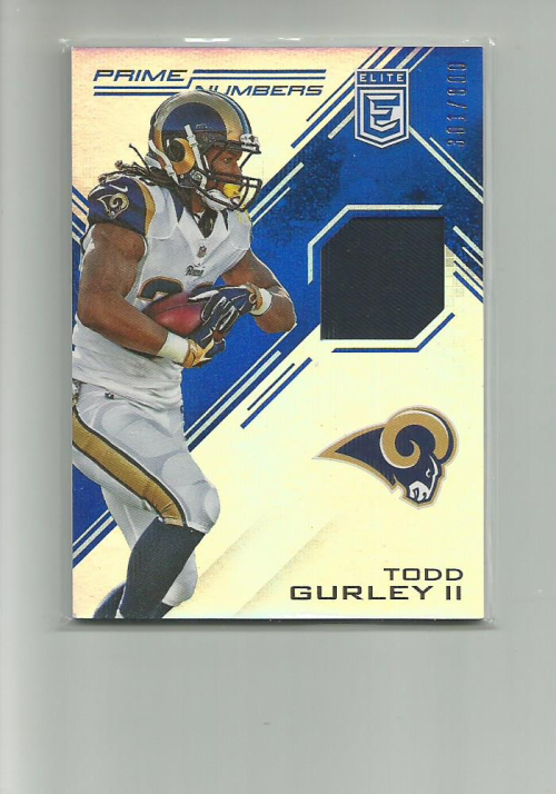 2016 Elite Prime Numbers 1st #9 Todd Gurley/800