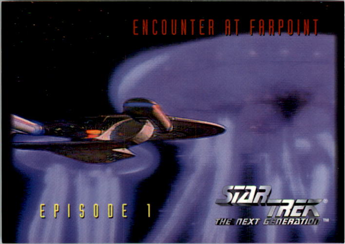 1994-99 SkyBox Star Trek The Next Generation Episode Collection #15 Encounter at Farpoint Part 2