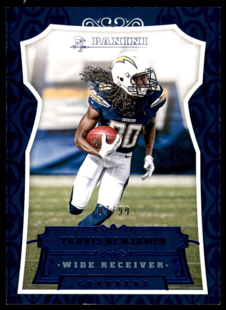 2016 Panini Blue #38 Travis Benjamin